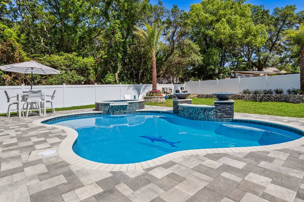 Blue Haven Pools & Spas pool construction project